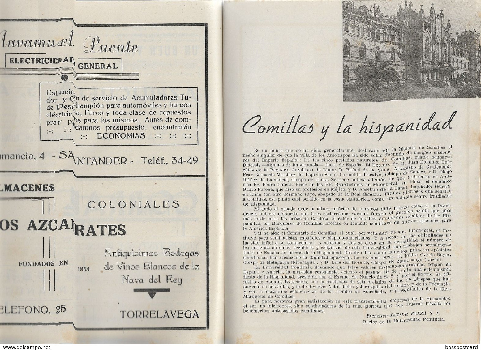 Comillas - Folleto Fiestas Del Stº Cristo Del Amparo, 1945 - Santander - Cantabria  - España - [4] Themes