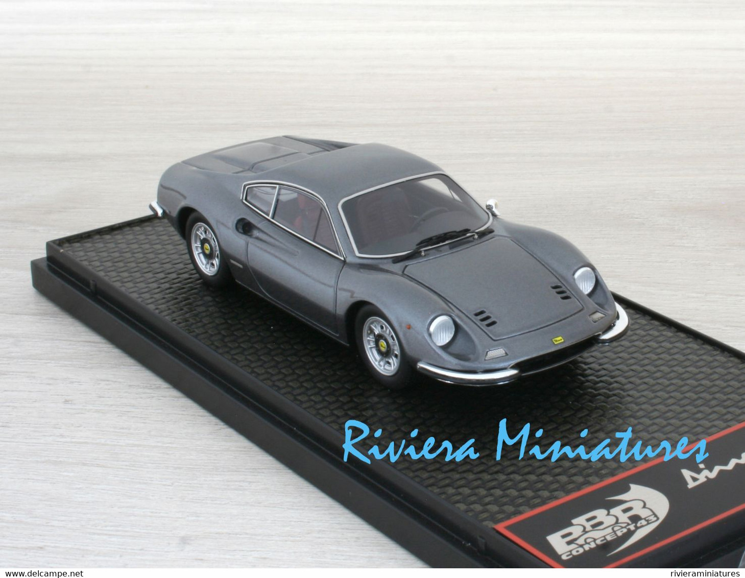 BBR - FERRARI DINO 246 GT - S/N 00854 - Metal Silver - BBR CAR47B - 1/43 - BBR