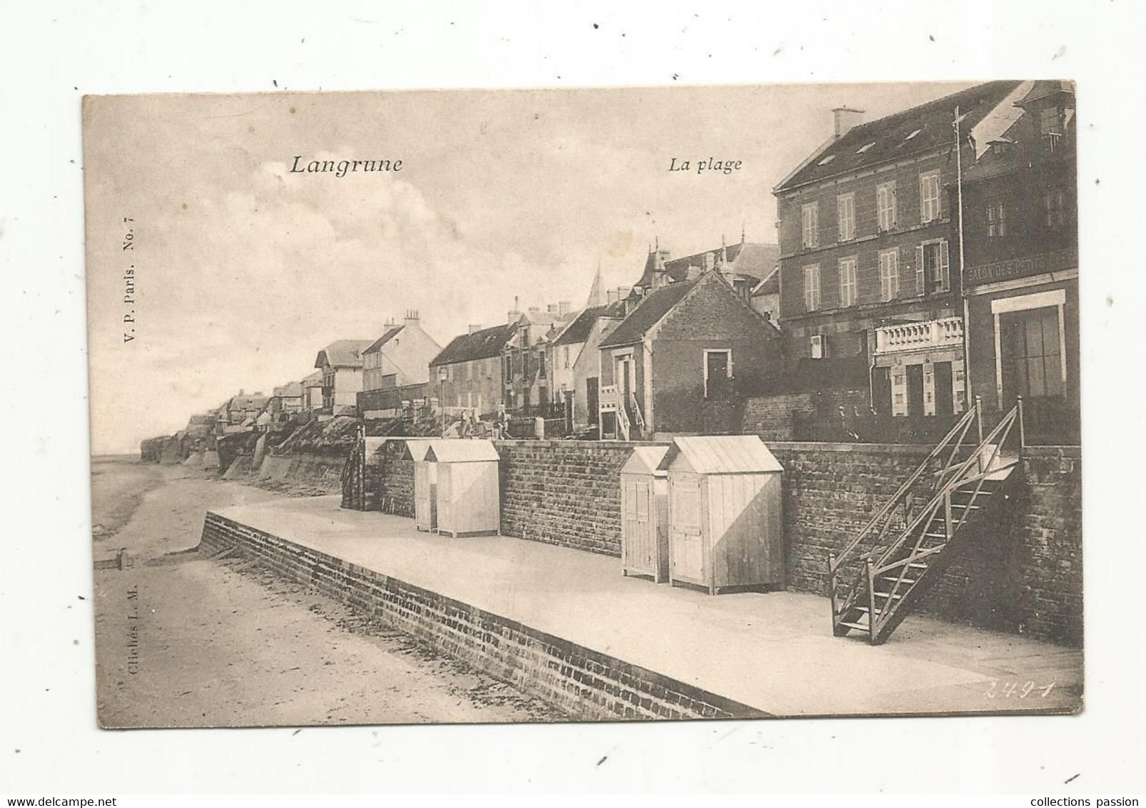 Cp, 14, LANGRUNE , La Plage ,voyagée 1904 - Sonstige & Ohne Zuordnung