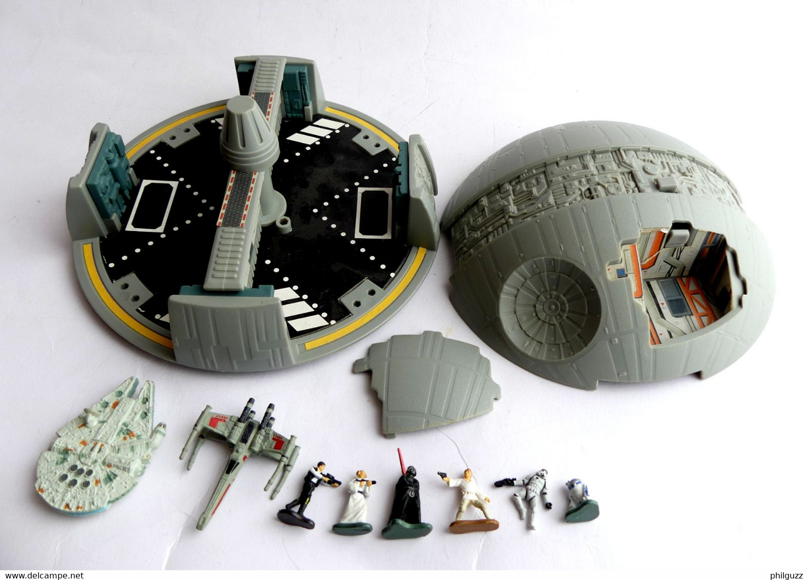 MICROMACHINES STAR WARS ACTION FLEET THE DEATH STAR 1995 Figurine - Figurines Action Fleet Micro Machine - Andere & Zonder Classificatie