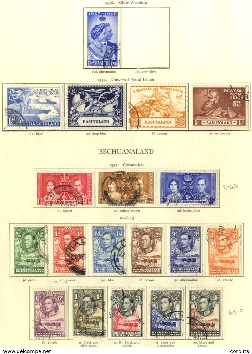 BRITISH COMMONWEALTH KGVI Good To FU Collection Of 3407 Stamps Within The Crown Printed Album, Ranges Of Complete, Short - Sonstige & Ohne Zuordnung