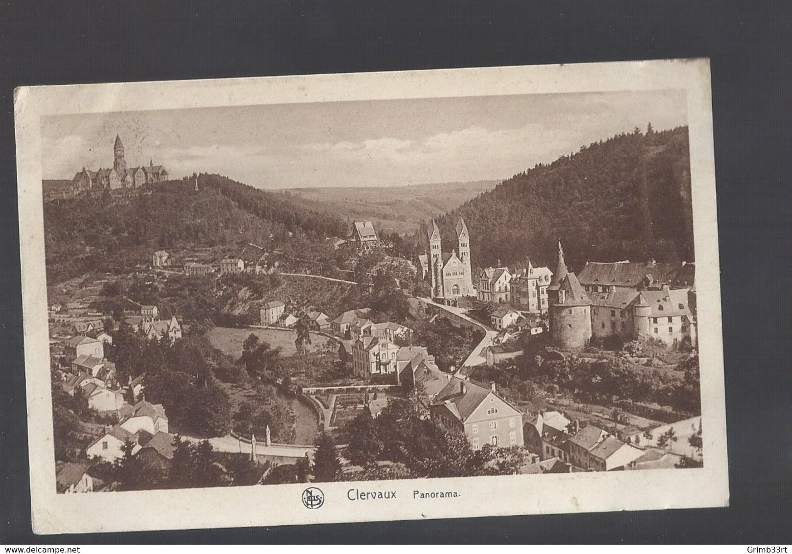 Clervaux - Panorama - Postkaart - Clervaux