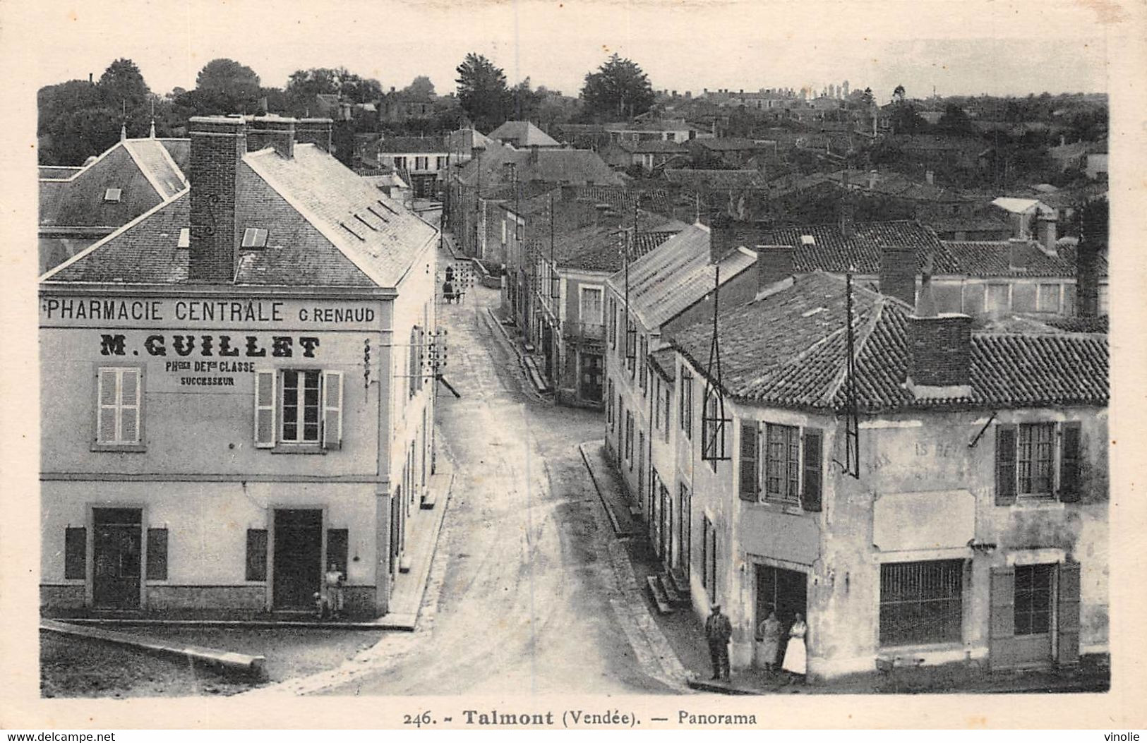 PIE.21-TPL-1429 : TALMONT.  PHARMACIE CENTRALE M. GUILLET - Talmont Saint Hilaire