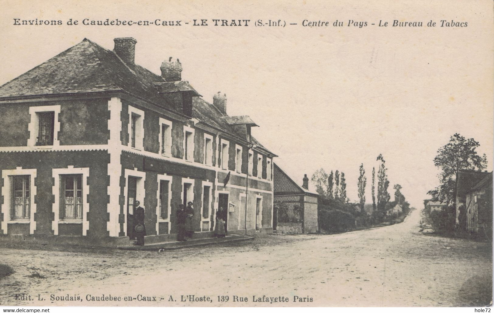 76 - Le Trait - Environs De Caudebec-en-Caux (Seine-Maritime) - Centre Du Pays - Le Bureau De Tabacs - Le Trait