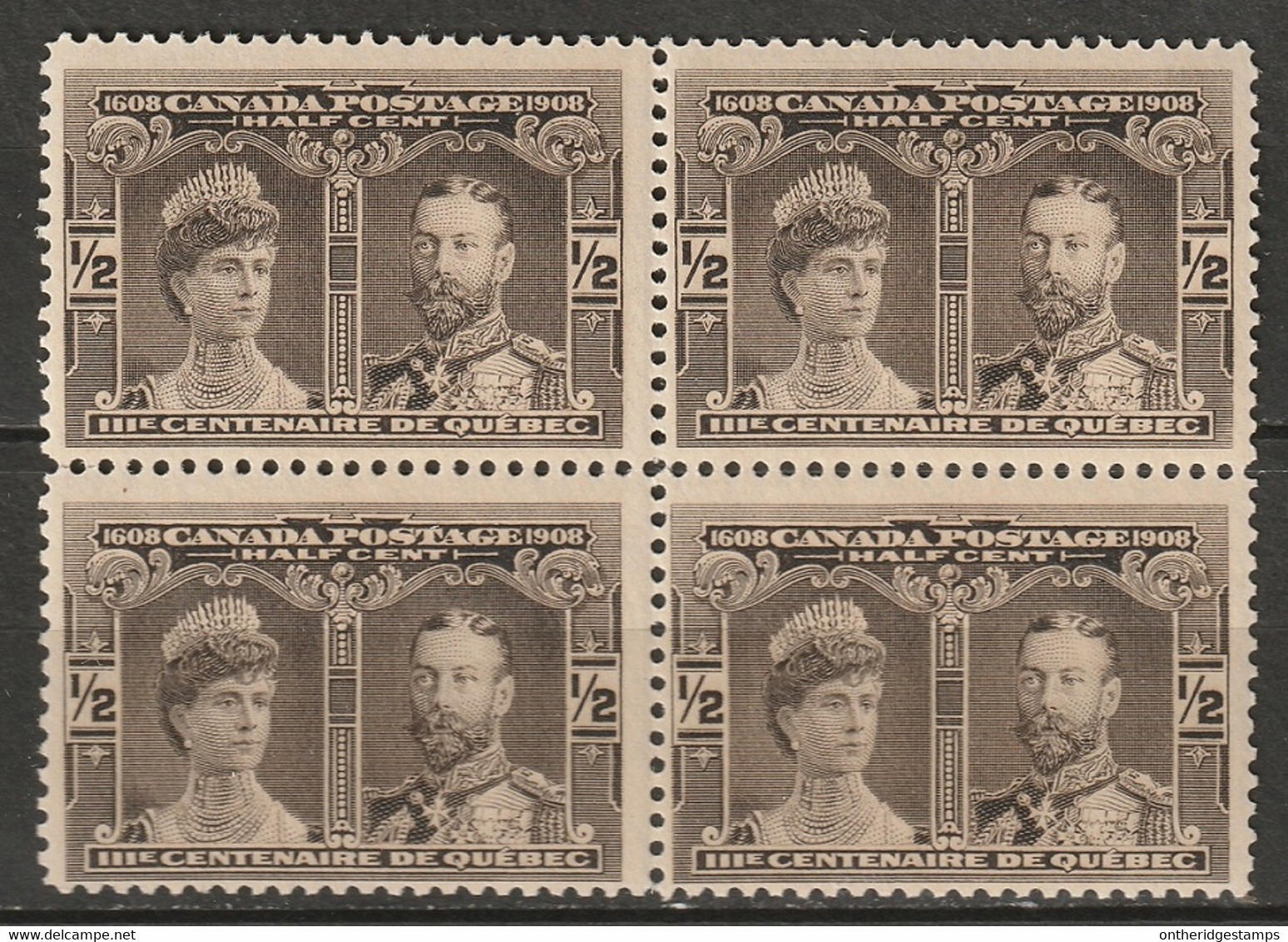 Canada 1908 Sc 96  Block MNH** - Ungebraucht