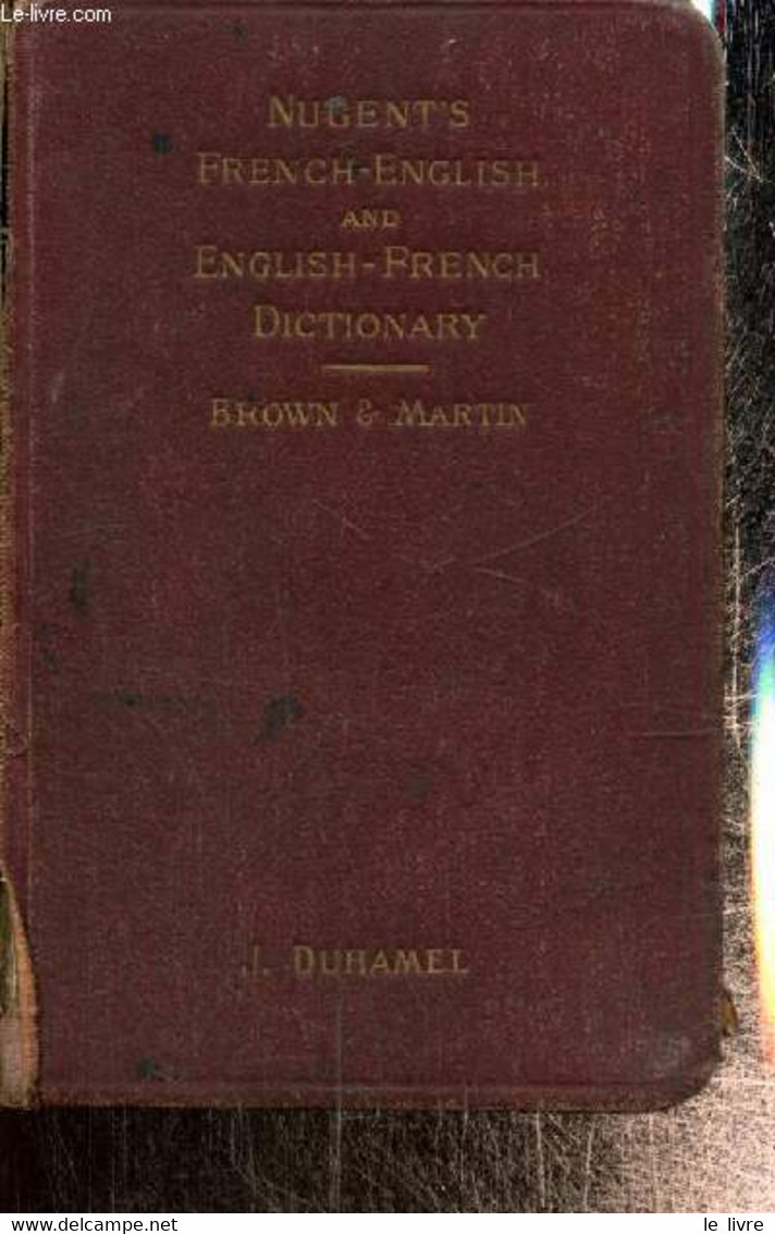 Nugent's French-English And English-French Dictionary - Brown & Martin - 0 - Dictionnaires, Thésaurus