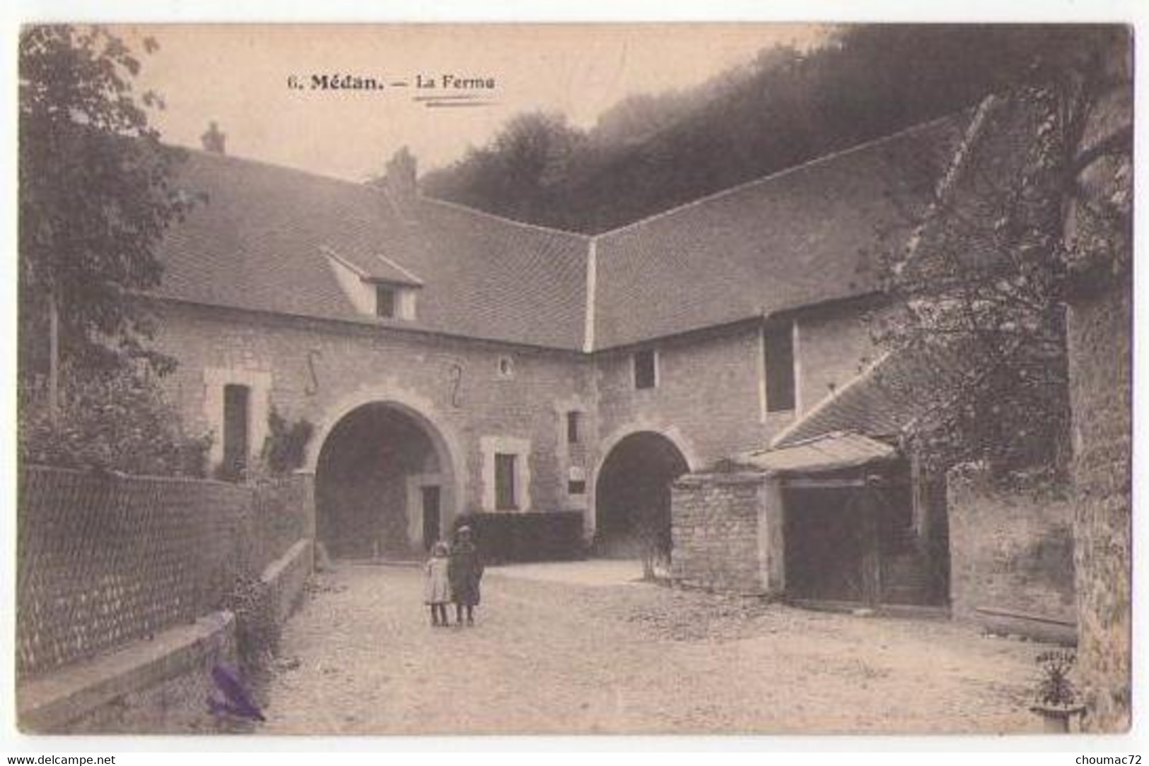 (78) 113, Médan, Abeille 6, La Ferme, Voyagée En 1916, Bon état - Medan