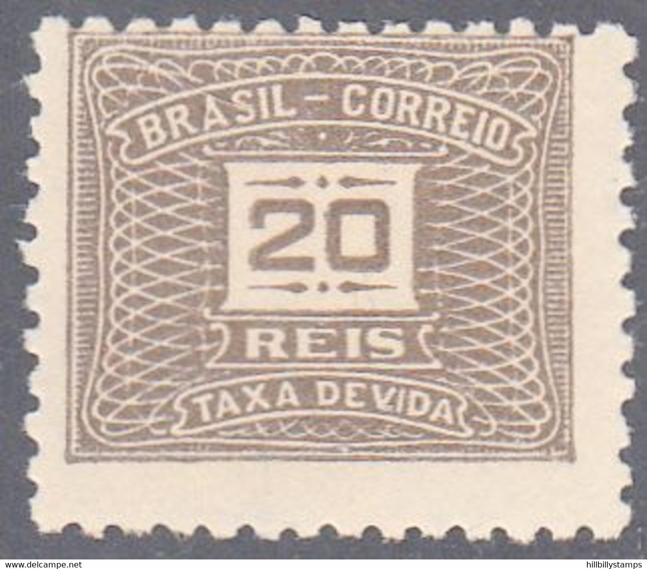 BRAZIL   SCOTT NO J92    MINT HINGED   YEAR  1949 - Postage Due