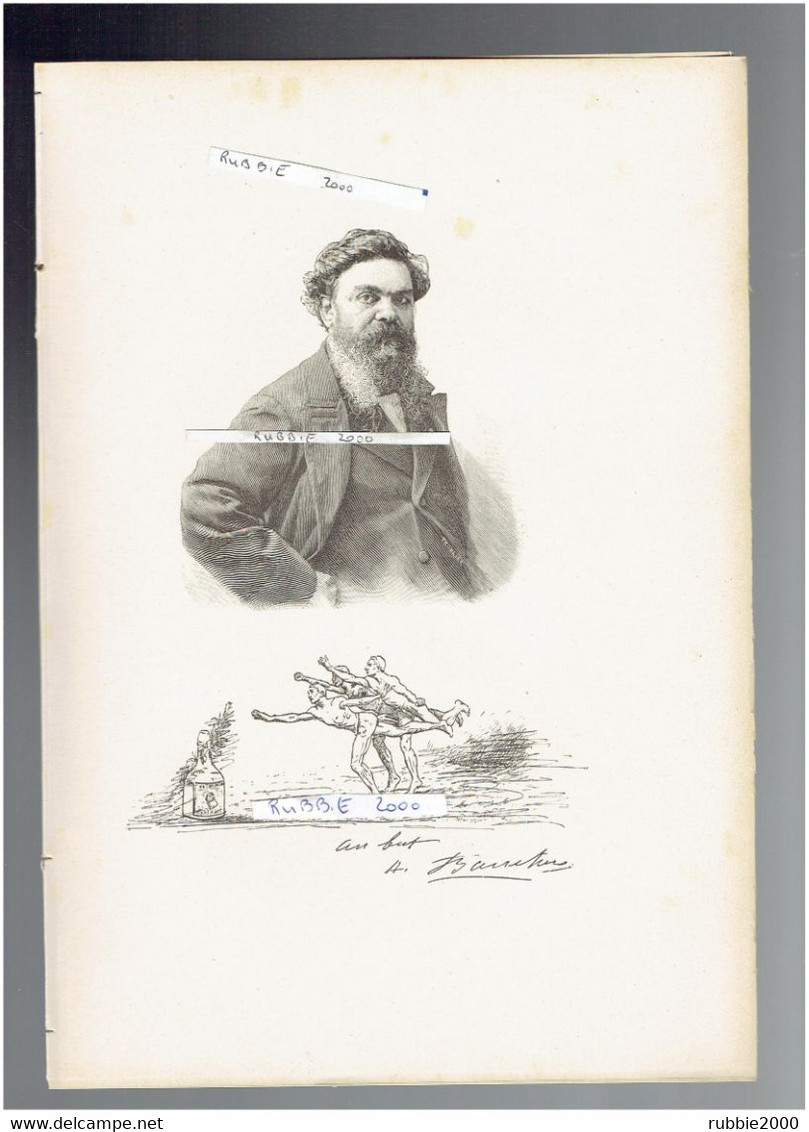 ALFRED BOUCHER 1850 BOUY SUR ORVIN 1934 AIX LES BAINS SCULPTEUR PEINTRE PORTRAIT AUTOGRAPHE BIOGRAPHIE ALBUM MARIANI - Documenti Storici