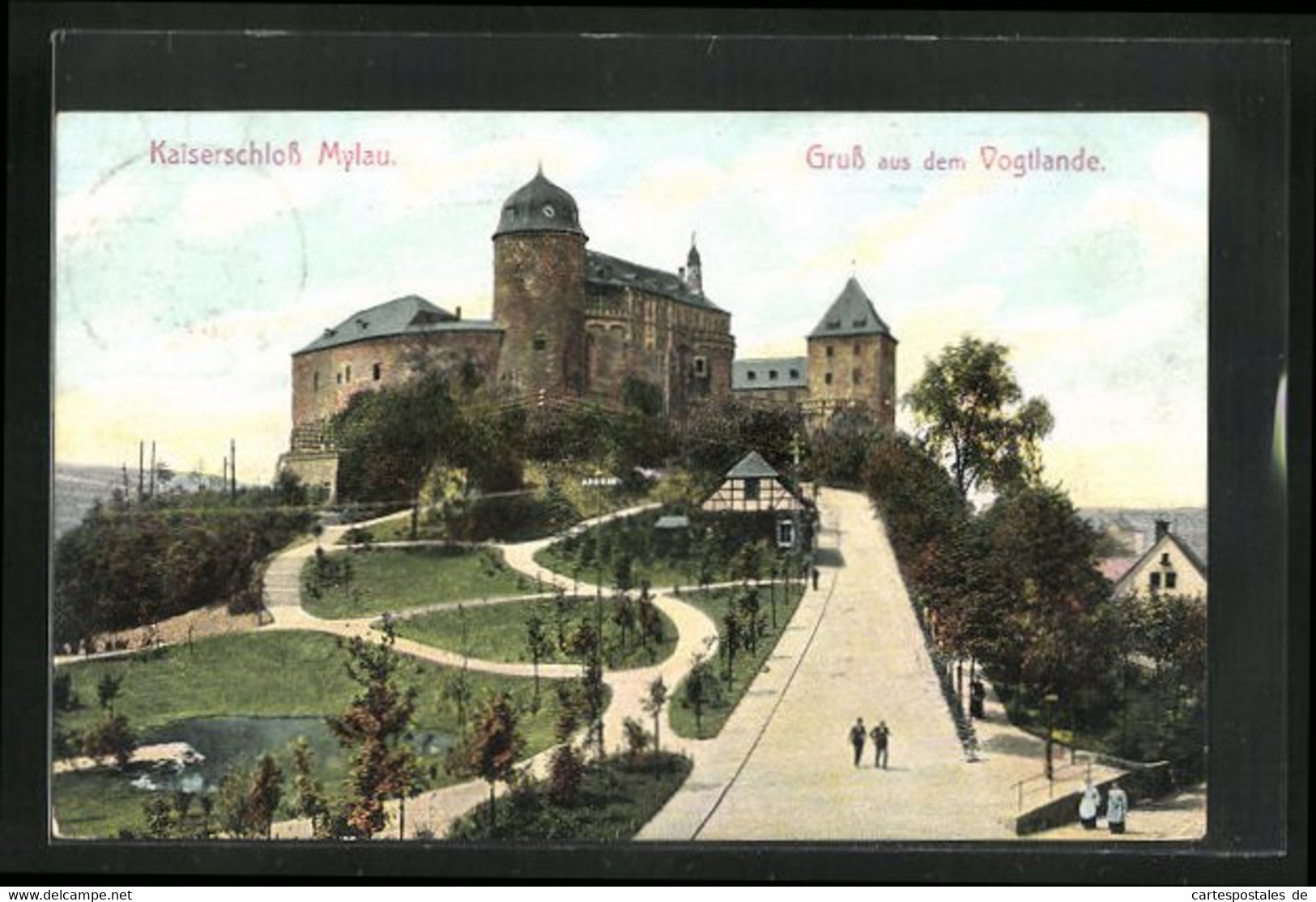 AK Mylau /Vogtland, Kaiserschloss - Vogtland