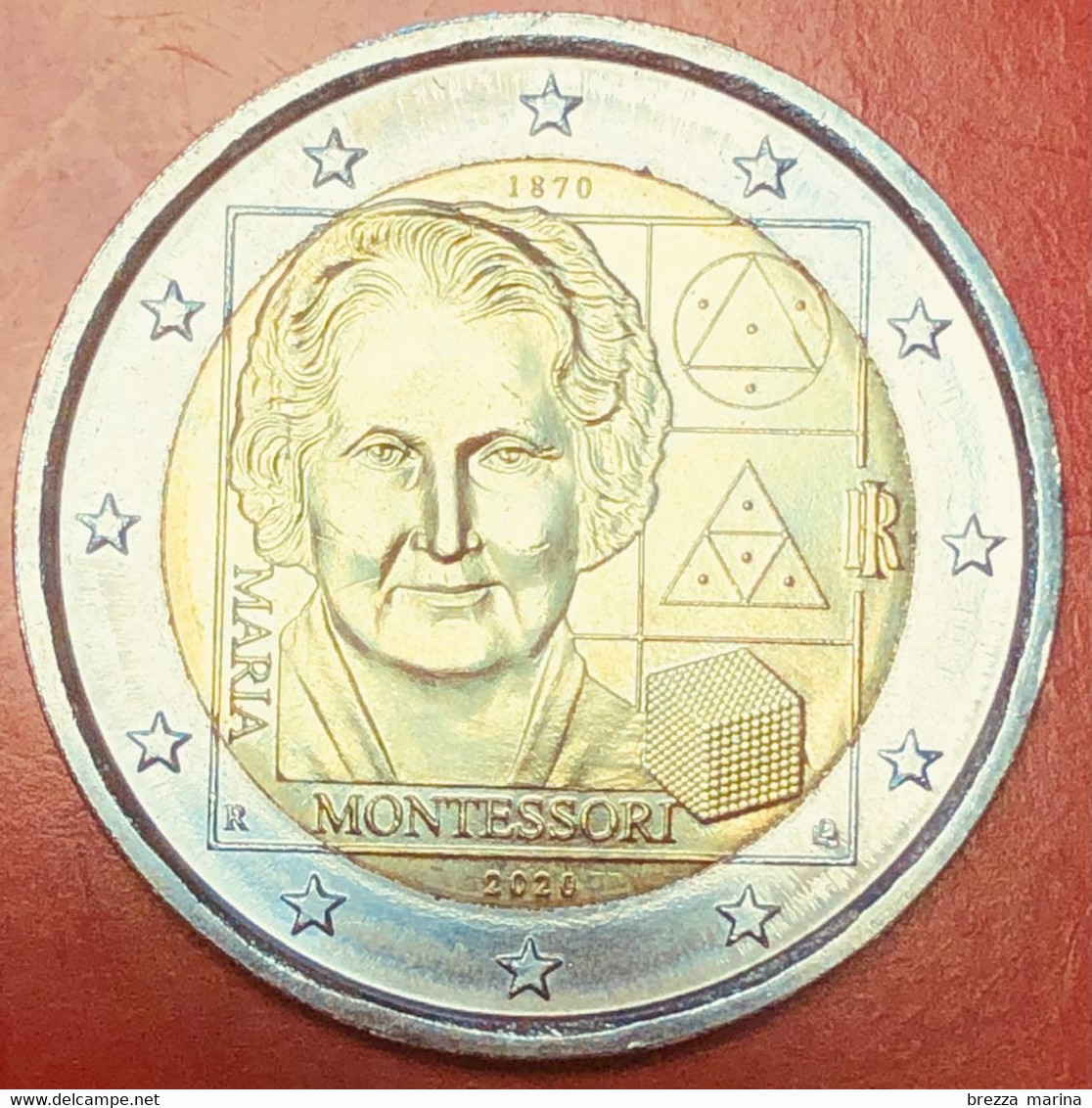 ITALIA - 2020 - Moneta - 150 Anni Della Nascita Di Maria Montessori - Ritratto - Euro - 2.00 - Italie