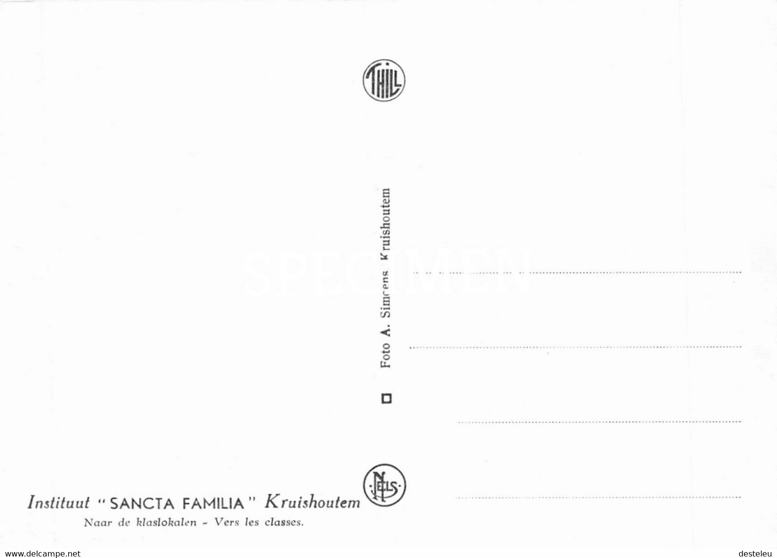 Instituut Sancta Familia - Naar De Klaslokalen @  Kruishoutem - Kruishoutem
