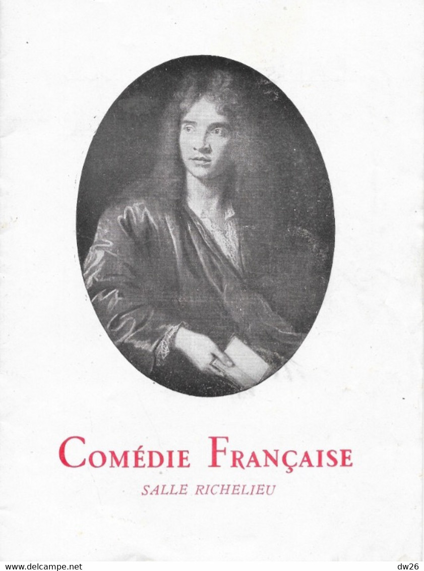 Programme Théâtre De La Comédie Française, Salle Richelieu 1949 - Sapho D'Alphonse Daudet Et Adolphe Belot - Programas