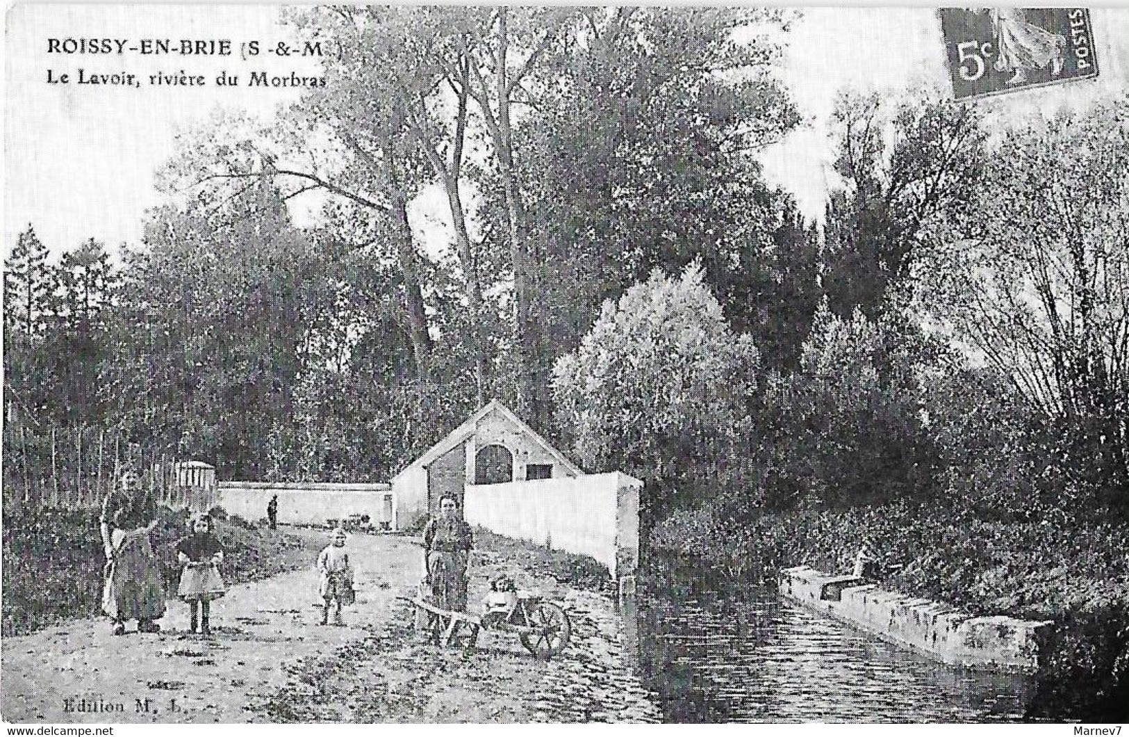 77 Seine Et Marne - ROISSY En BRIE - Reproduction Le Lavoir Rivière Du Morbras - - Roissy En Brie