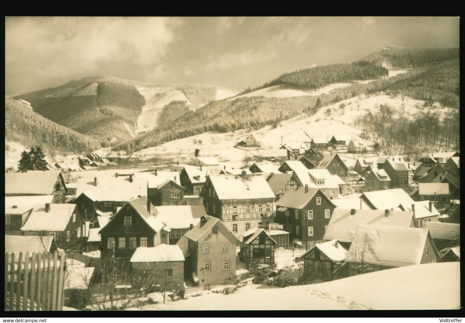 Kleinformat Foto AK 1968 Oberschönau Im Thüringer Wald, Donnershauk Und Hohe Möst - Steinbach-Hallenberg