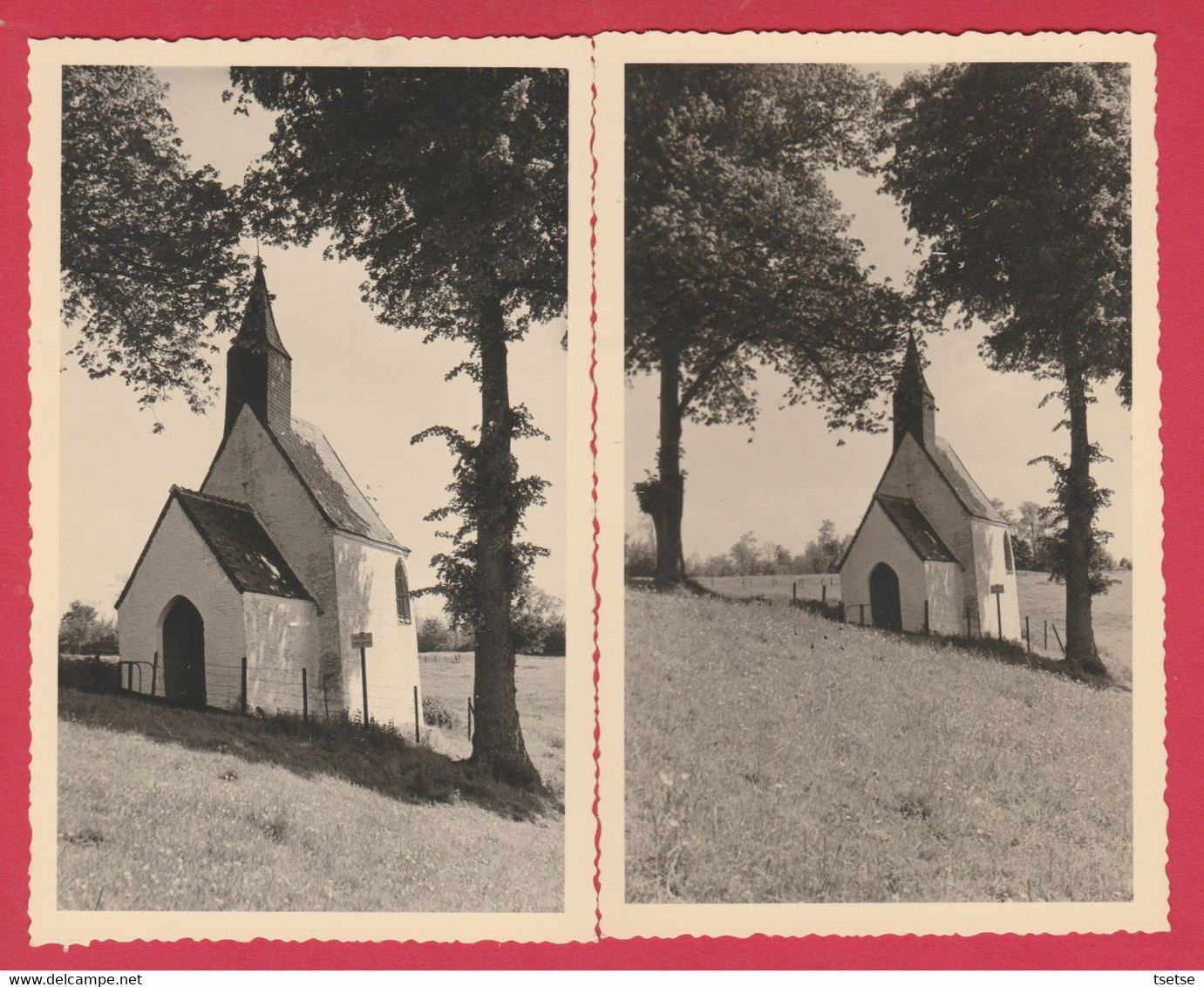 Beaumont - Chapelle St. Julien ... 2 Cartes Photo  ... époque: Années 50 ( Voir Verso ) - Beaumont