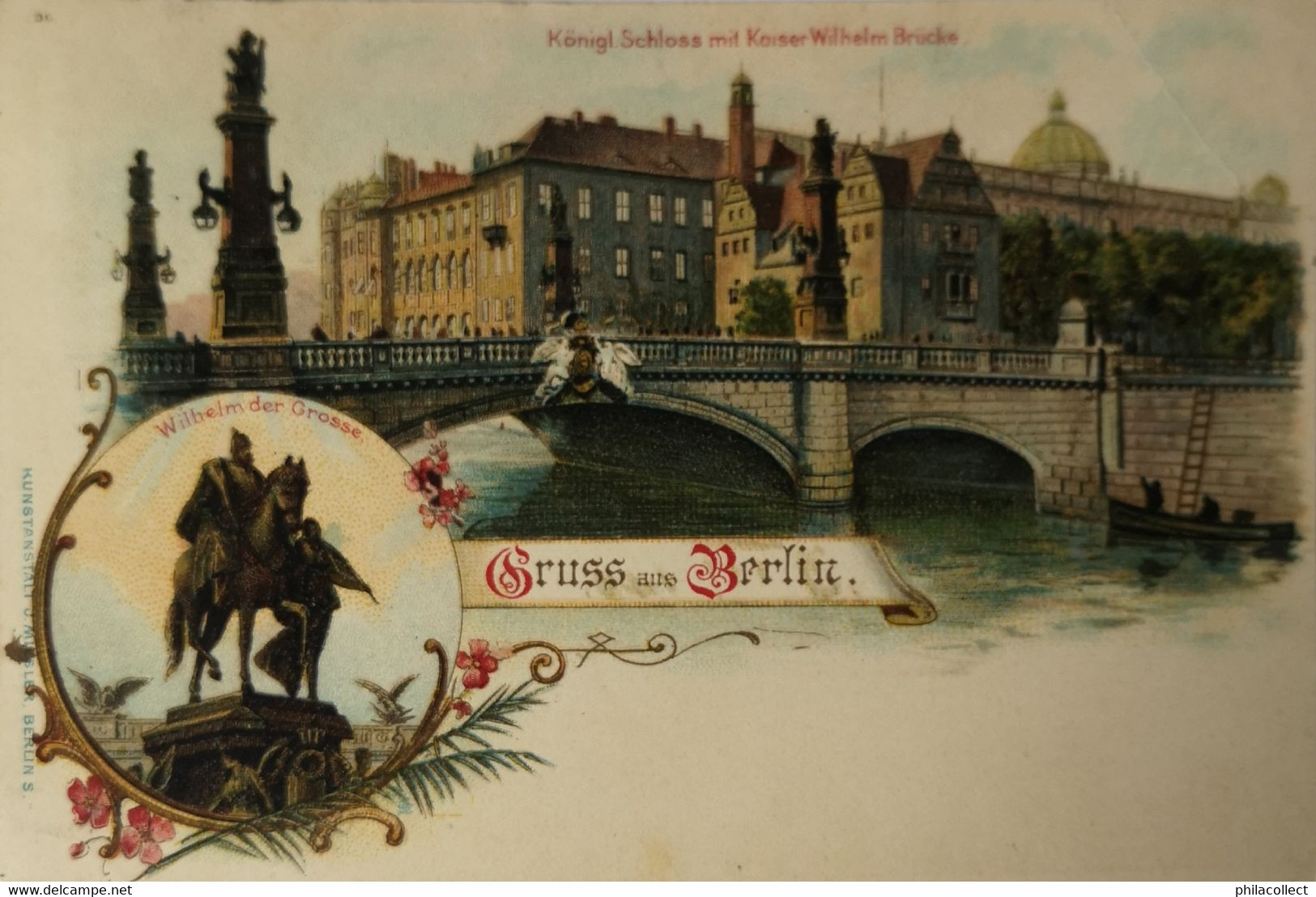 Berlin // Litho Karte // Gruss Aus 1901 - Other & Unclassified