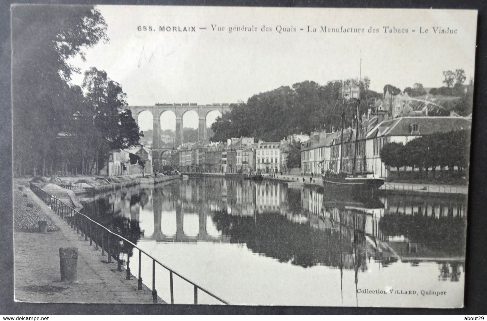 CPA 29 MORLAIX - Vue Générale Des Quais - La Manufacture Des Tabacs - Le Viaduc - Villard 655 - Réf. R 148 - Morlaix