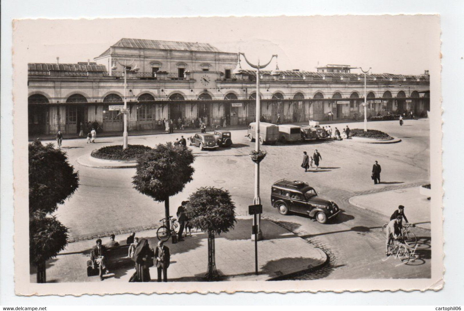 - CPSM LE MANS (72) - La Gare 1956 - Photo Dolbeau 215 - - Le Mans