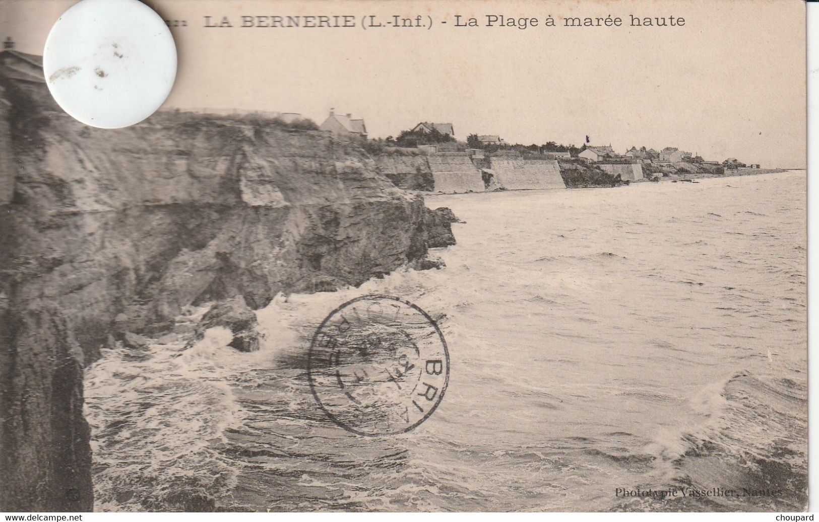 44 - Très Belle Carte Postale Ancienne De   La Bernerie   La Plage - La Bernerie-en-Retz