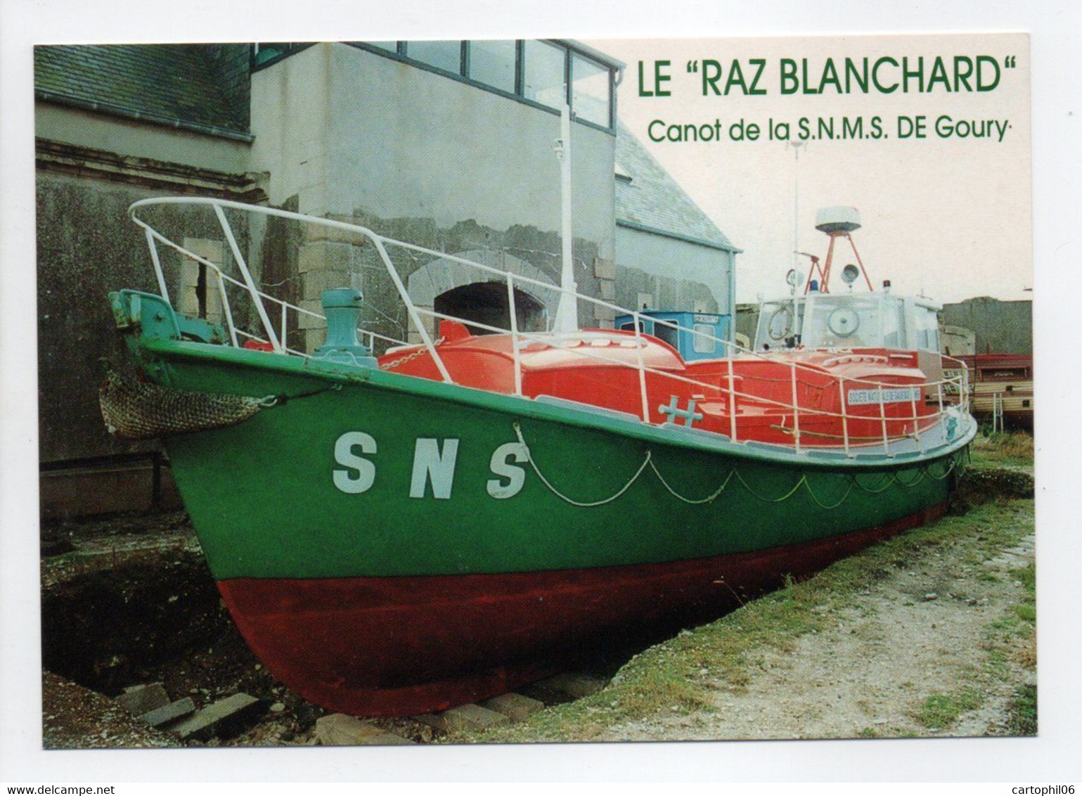 - CPM TOURLAVILLE (50) - Musée Maritime CHANTEREYNE - LE RAZ BLANCHARD - Canot De La S.N.M.S. De Goury - - Sonstige & Ohne Zuordnung