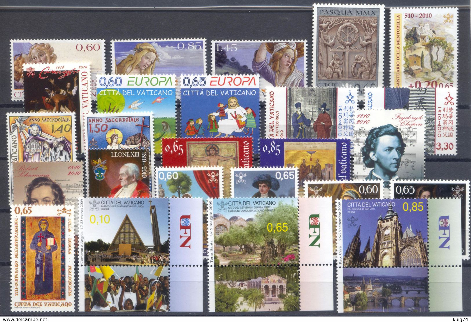 2010 ANNATA COMPLETA NUOVI** INTEGRI SPLENDIDI - MNH LUXUS - Annate Complete