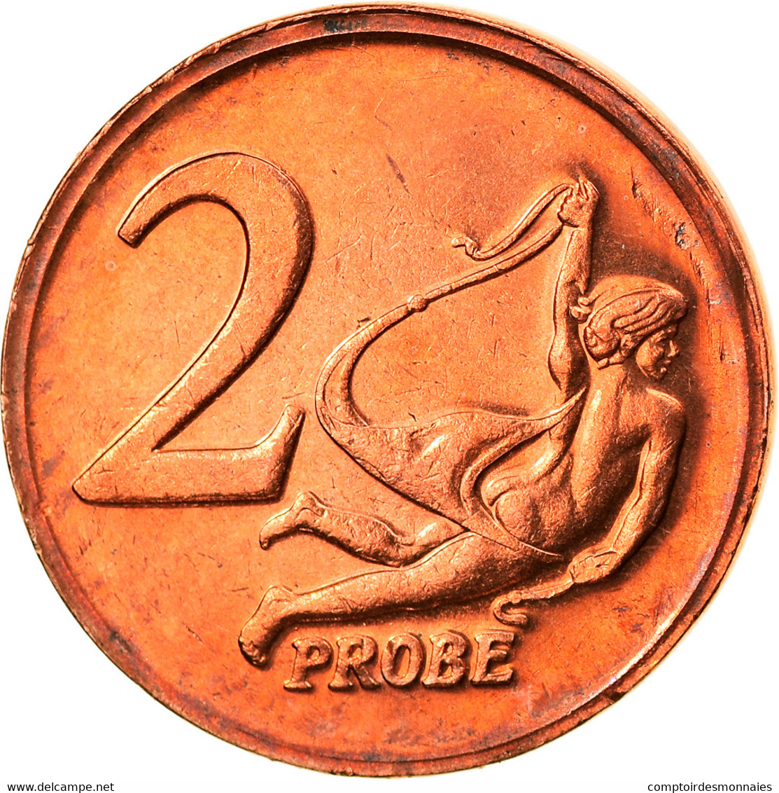 Vatican, 2 Euro Cent, Type 5, 2005, Unofficial Private Coin, FDC, Copper Plated - Privatentwürfe