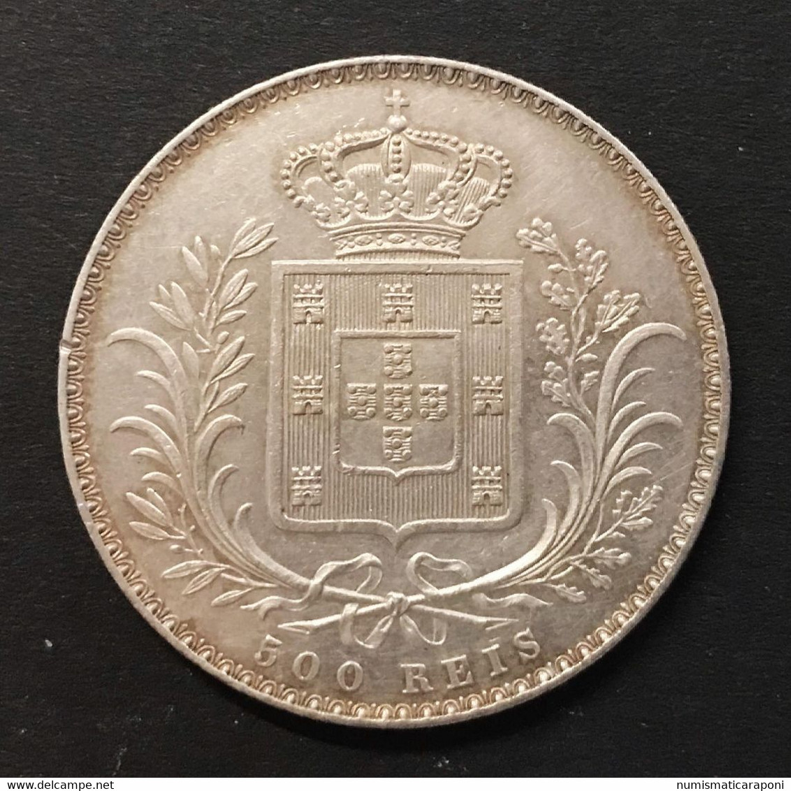 Portogallo Portugl 500 Reis 1866 Re Ludwig I° D.1054 - Portugal