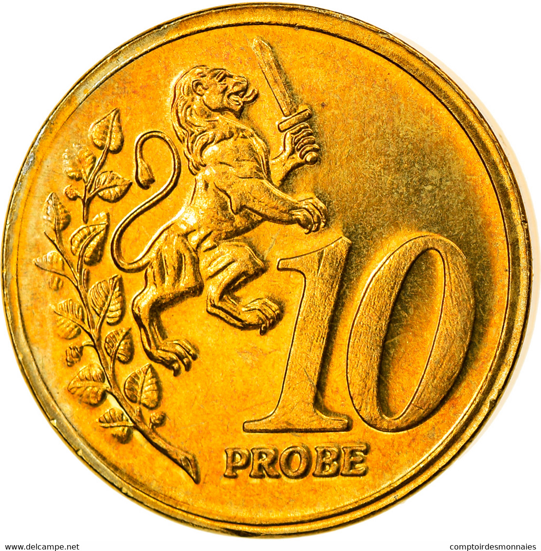 Vatican, 10 Euro Cent, Type 5, 2005, Unofficial Private Coin, FDC, Laiton - Pruebas Privadas
