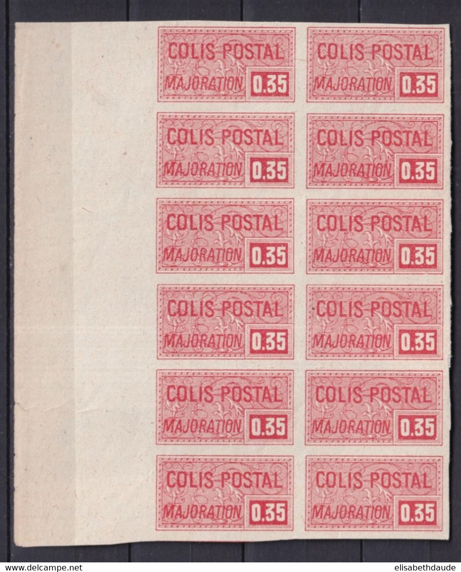 COLIS POSTAUX  - 1918 - YVERT N°25 EN BLOC De 12 ! **/* MNH/MH - COTE = 125++ EUR. - Mint/Hinged