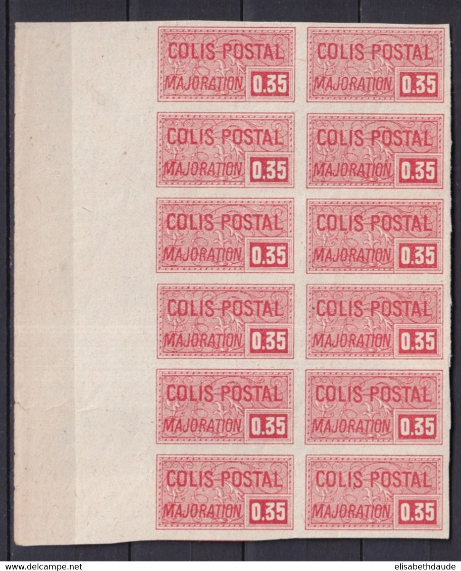 COLIS POSTAUX  - 1918 - YVERT N°25 EN BLOC De 12 ! **/* MNH/MH - COTE = 125++ EUR. - Nuevos