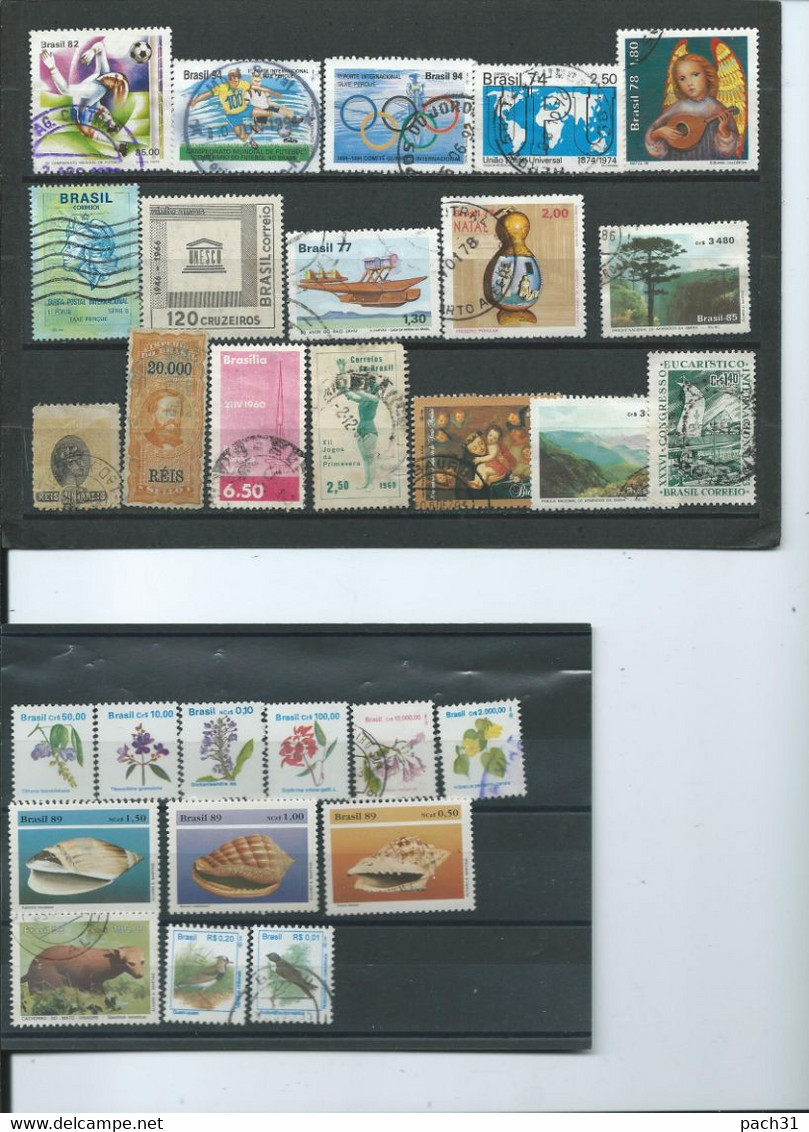 Brésil    Lot De Timbres Différents - Colecciones & Series