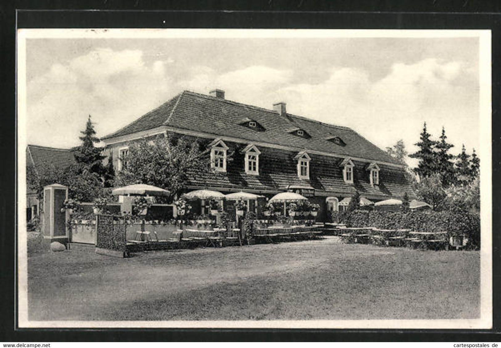 AK Düben, Gasthaus Rotes Haus - Bad Dueben