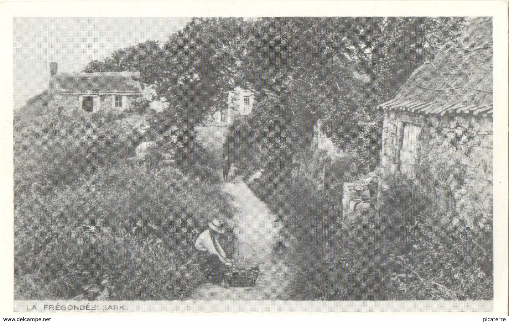 La Fregondee, Sark (Print Postcard-Sark In The Past Series-P.Webb No.7) - Sark