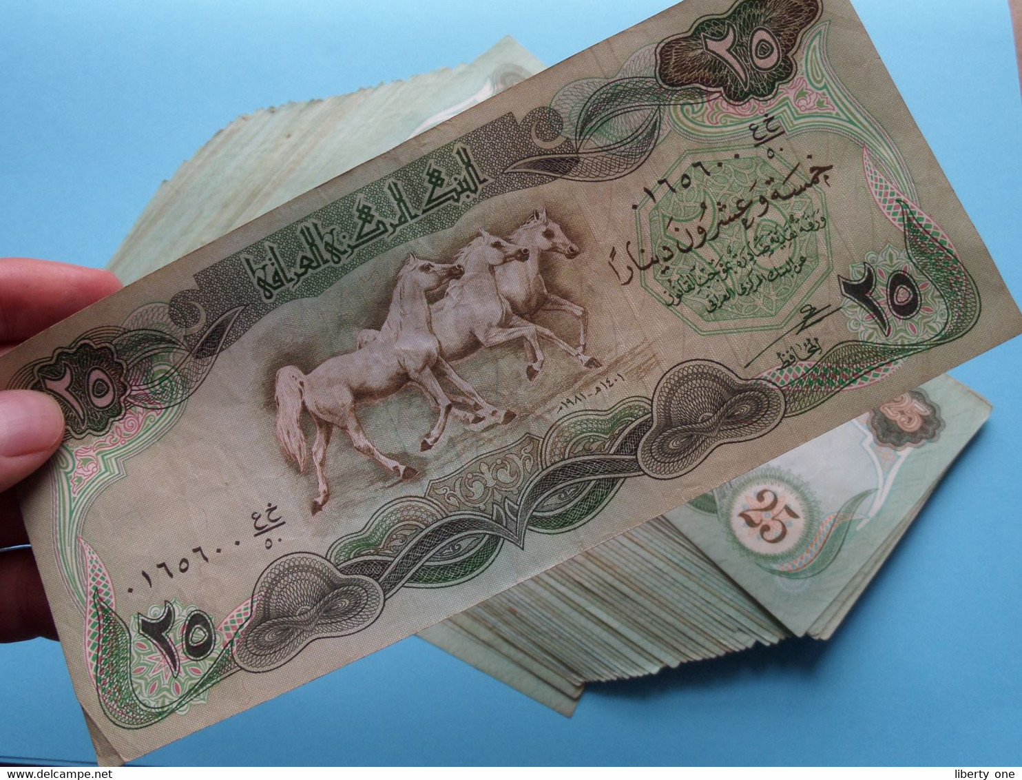 TWENTY FIVE Dinars 25 > Central Bank Of IRAQ ( For Grade, Please See Photo ) Used Money ! - Irak