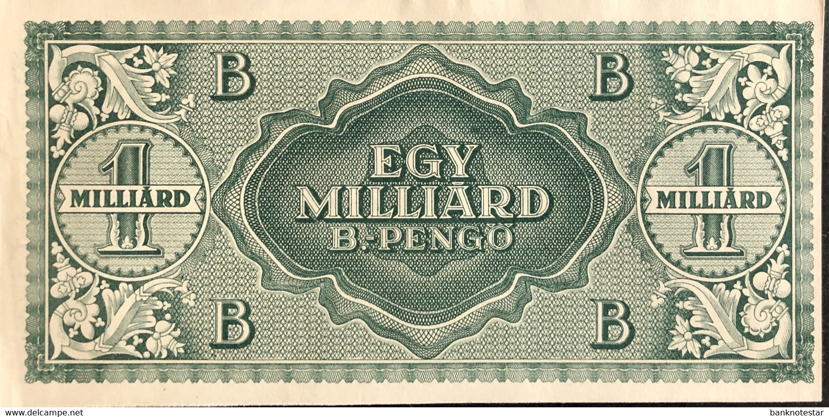Hungary 1 Milliard B-Pengö, P-137 (3.6.1946) - About Uncirculated - RARE - Hongrie