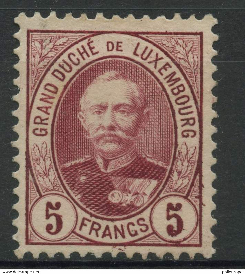 Luxembourg (1891) N 68 (charniere) - 1891 Adolphe De Face