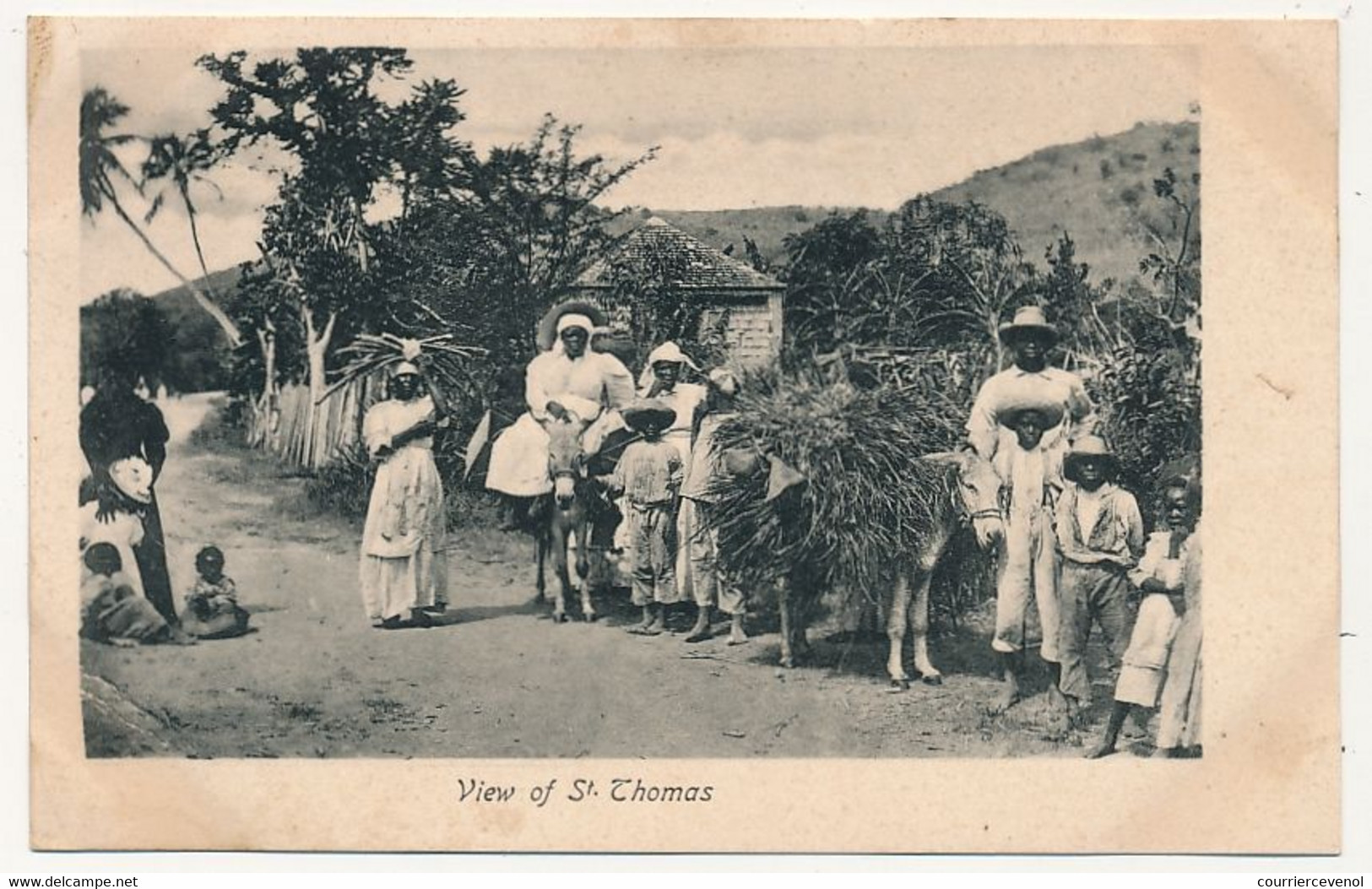 CPA - ILES VIERGES AMERICAINES - View Of St Thomas - Sonstige & Ohne Zuordnung