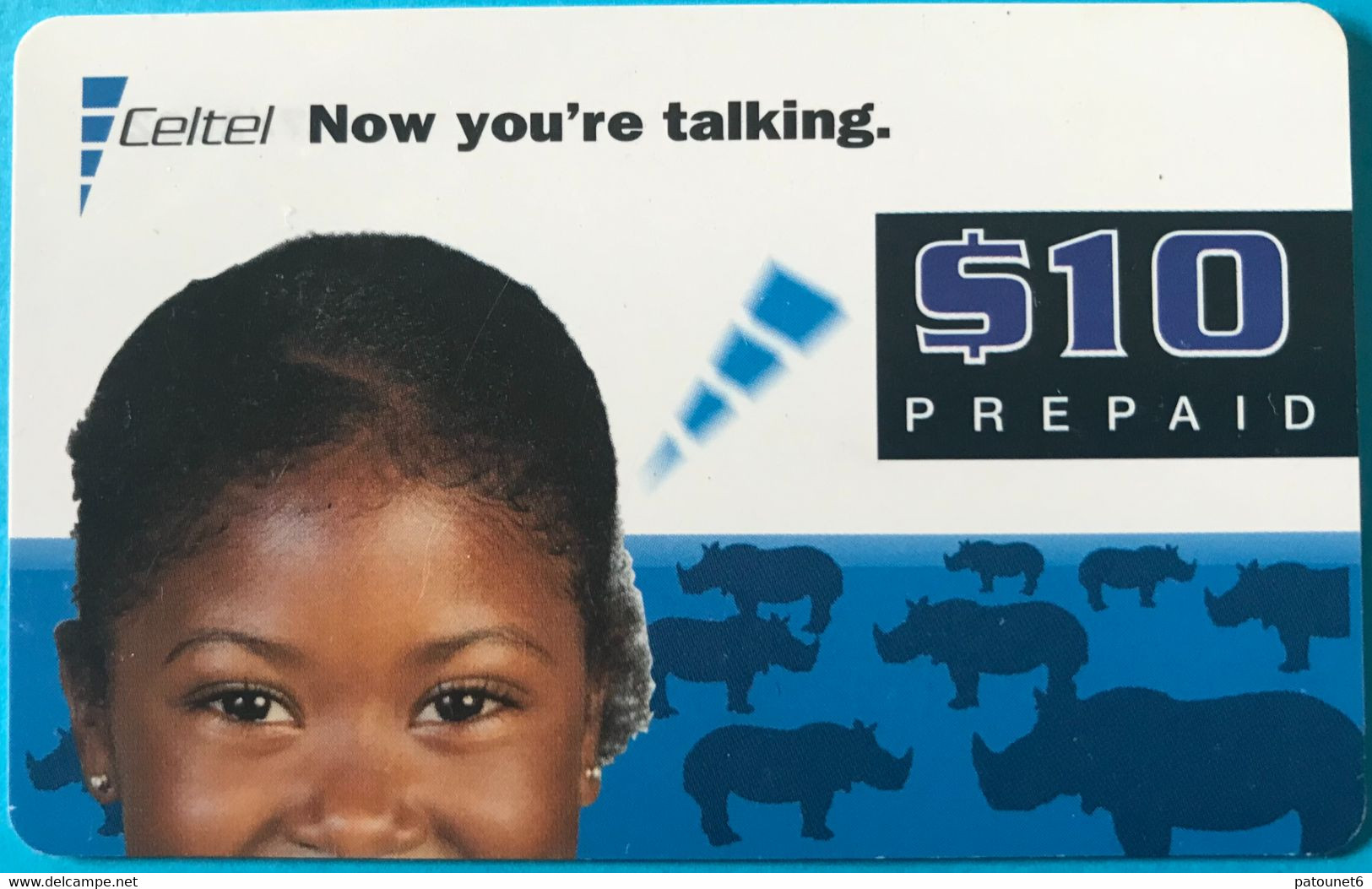 SIERRA LEONE  -  Prepaid - Celtel - Now You're Talking - $ 10 - Sierra Leone