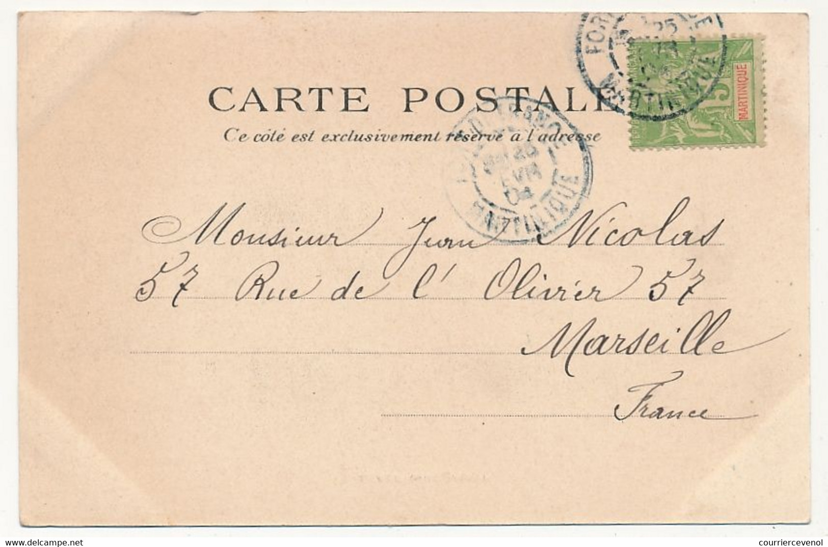 CPA - MARTINIQUE - SAINT-PIERRE Avant - Sonstige & Ohne Zuordnung