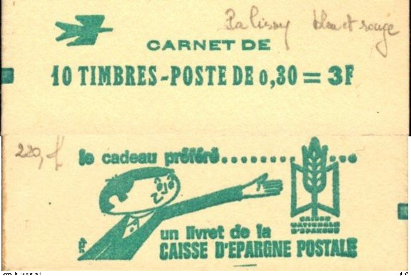 FRANCE - VIGNETTES EXPERIMENTALES Carnet Bernard PALISSY N° Pa 28a NEUF LUXE** Fermé. Parfait état, à Saisir... - Sonstige & Ohne Zuordnung