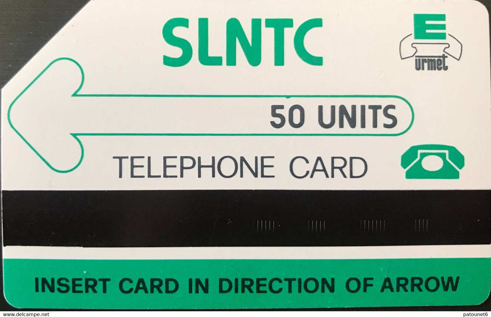 SIERRA-LEONE - Phonecerd - SLNTC (green) - 50 Units - Sierra Leona