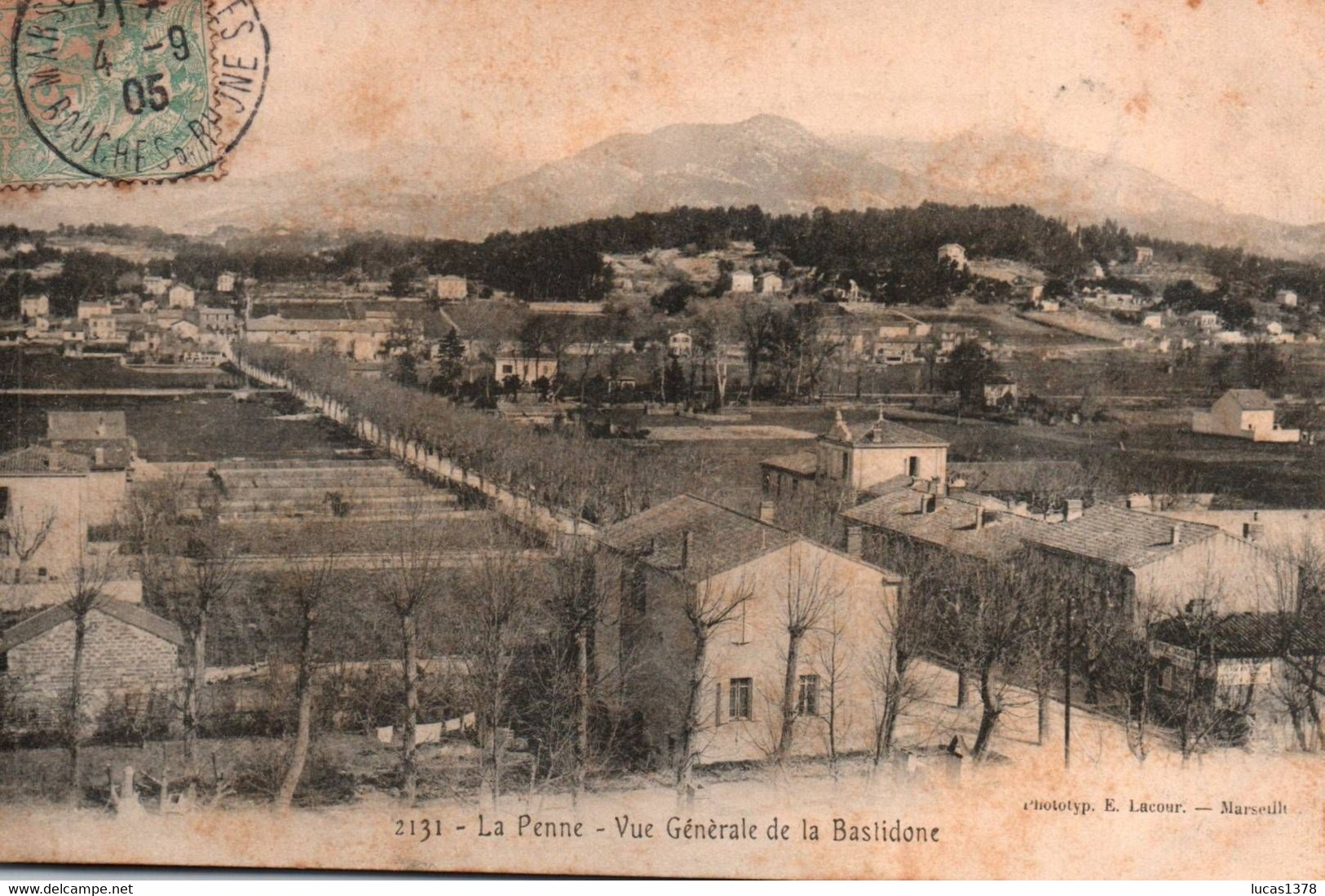 13 / BANLIEUE DE MARSEILLE  / LA PENNE / VUE GENERALE DE LA BASTIDONE / LACOUR 2131 - Saint Marcel, La Barasse, St Menet