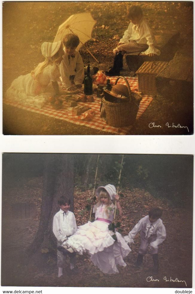 CHRIS NIKOLSON  Petite Fille Romantique LOT DE 6 CPM Genre David Hamilton - Other & Unclassified