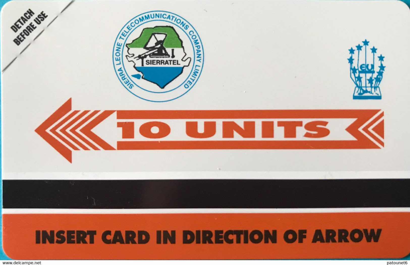 SIERRA-LEONE - Phonecerd - Cymothoe Hartigi - 10 Units - Sierra Leone