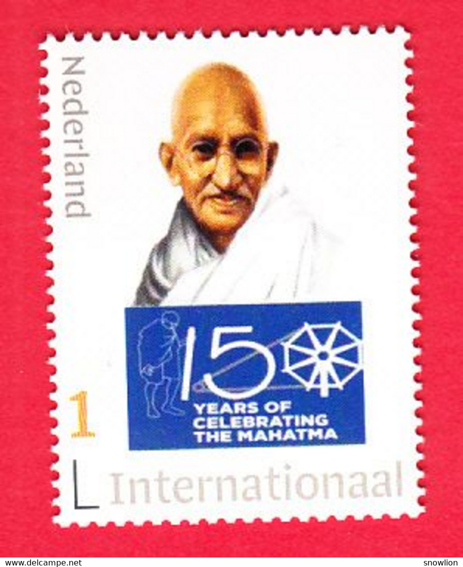 Cover From The Netherlands (priority Mail) To India Or Other Countries With Mahatma Gandhi Stamp - Mahatma Gandhi