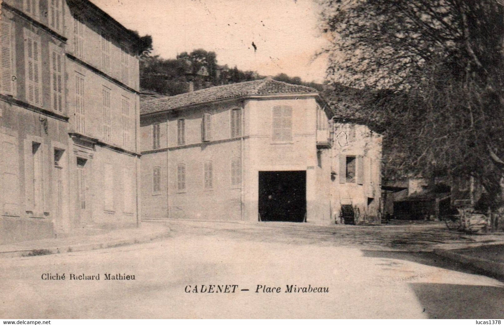 84 / CADENET / PLACE MIRABEAU - Cadenet