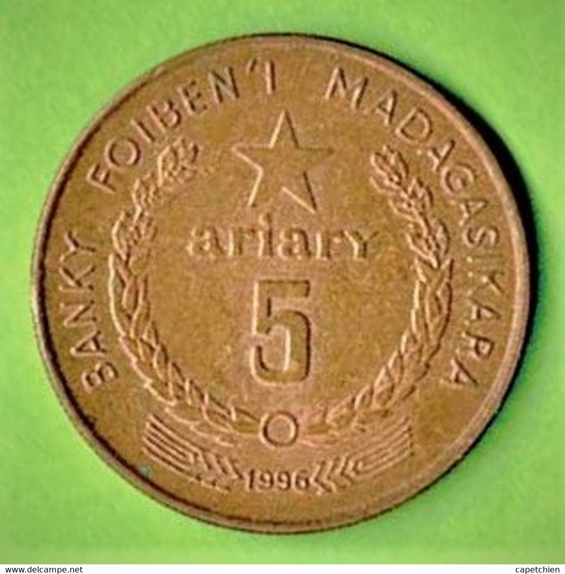 MADAGASCAR / 5 ARIARY  ( = 25 Francs ) 1995 - Madagascar