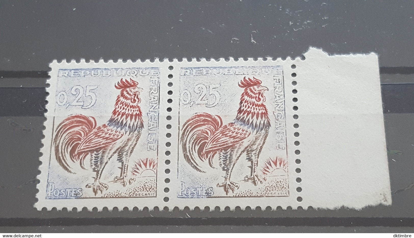 LOT550136  TIMBRE DE FRANCE NEUF** LUXE VARIETE N°1331 IMPRESSION DEPOUILLE - Collections