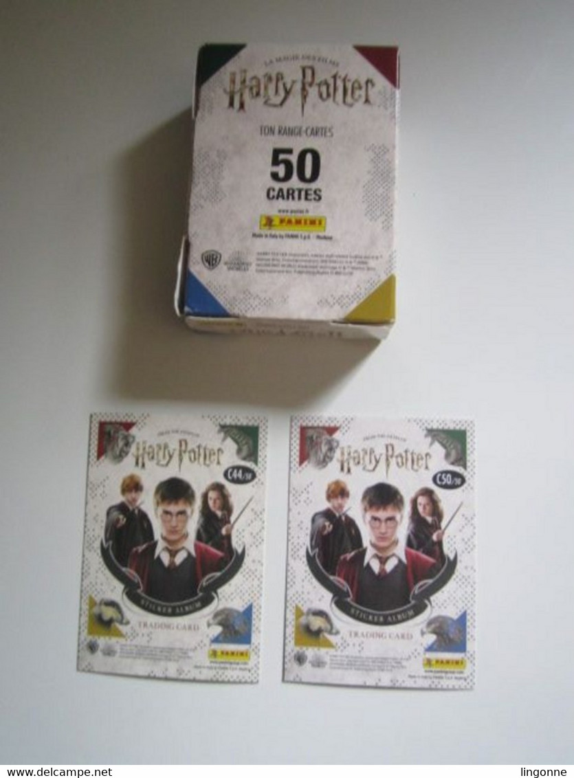 Range Carte Harry Potter + 2 Cartes Harry Potter « La Magie Des Films » Panini Carte 44-50 - Harry Potter